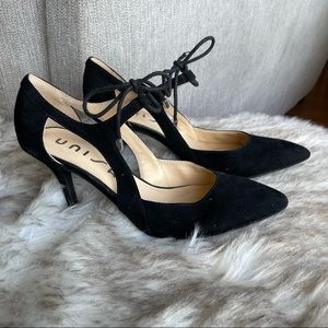Unisa Black Suede Pumps